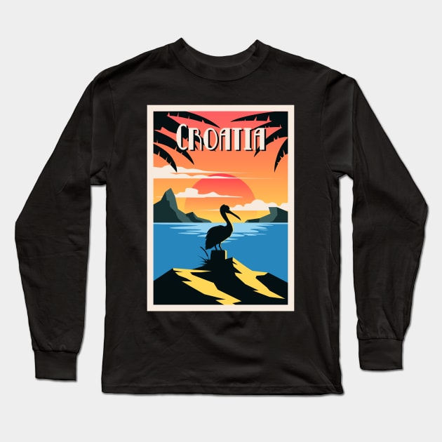 Croatia vacay trip Long Sleeve T-Shirt by NeedsFulfilled